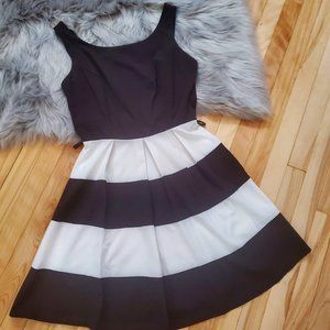 Black and white dress